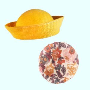 90s Child Vintage Beret and Nautical Hat